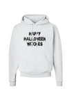 Happy Halloween Witches Hoodie Sweatshirt-Hoodie-TooLoud-White-Small-Davson Sales