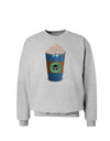 Happy Hanukkah Latte Cup Sweatshirt-Sweatshirts-TooLoud-AshGray-Small-Davson Sales
