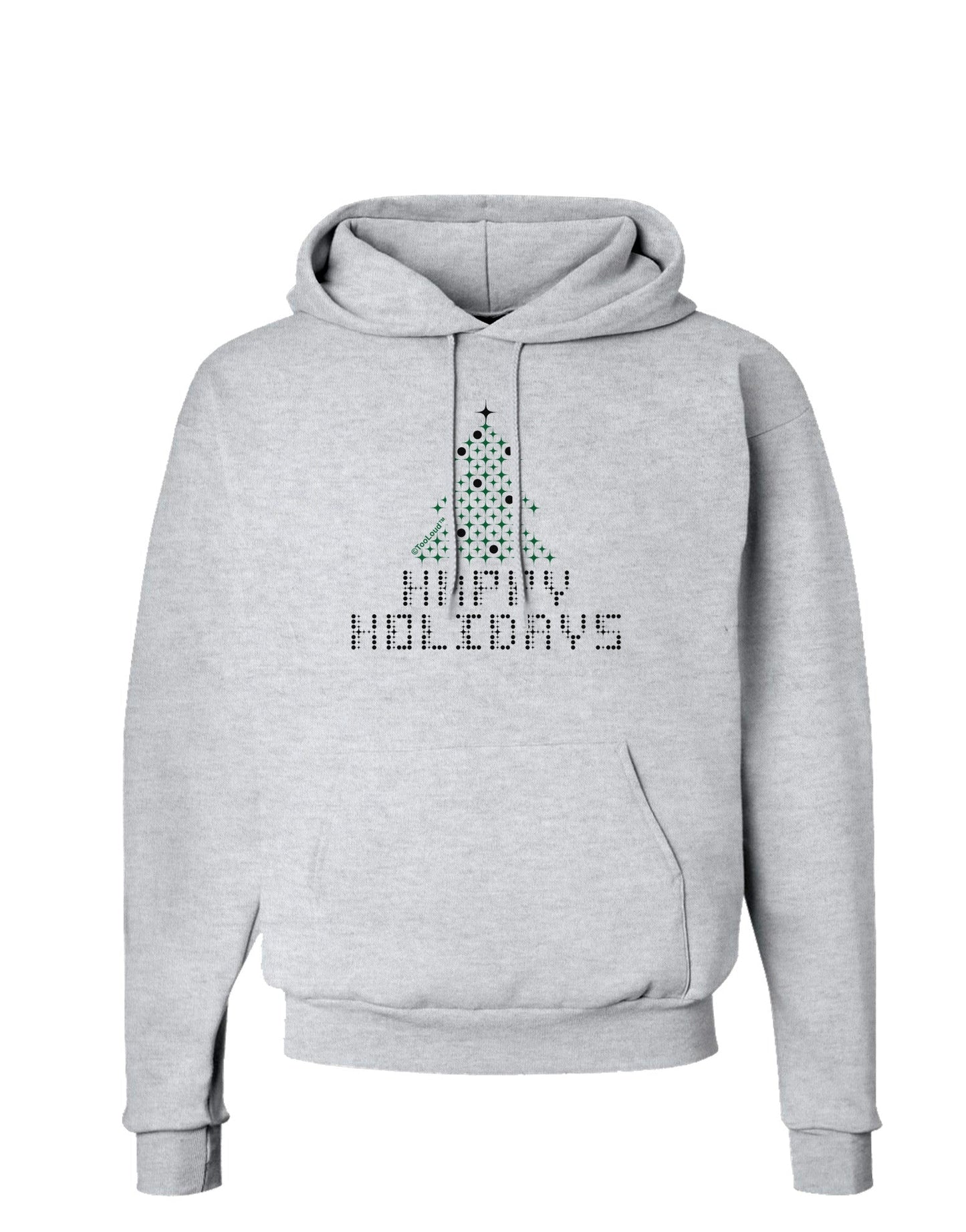 Happy Holidays Sparkles Hoodie Sweatshirt-Hoodie-TooLoud-AshGray-Small-Davson Sales