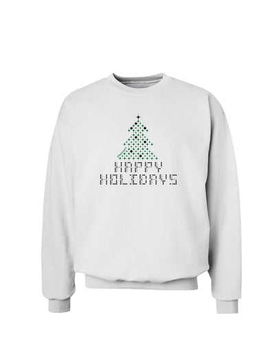 Happy Holidays Sparkles Sweatshirt-Sweatshirts-TooLoud-White-Small-Davson Sales