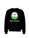 Happy Huladays Holiday Penguin - Christmas Adult Dark Sweatshirt-Sweatshirts-TooLoud-Black-Small-Davson Sales