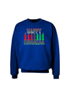 Happy Kwanzaa Candles Adult Dark Sweatshirt-Sweatshirts-TooLoud-Deep-Royal-Blue-Small-Davson Sales