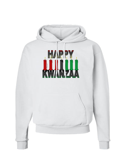 Happy Kwanzaa Candles Hoodie Sweatshirt-Hoodie-TooLoud-White-Small-Davson Sales