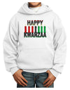 Happy Kwanzaa Candles Youth Hoodie Pullover Sweatshirt-Youth Hoodie-TooLoud-White-XS-Davson Sales