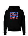 Happy Labor Day ColorText Dark Hoodie Sweatshirt-Hoodie-TooLoud-Black-Small-Davson Sales