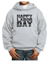 Happy Labor Day Text Youth Hoodie Pullover Sweatshirt-Youth Hoodie-TooLoud-Ash-XS-Davson Sales