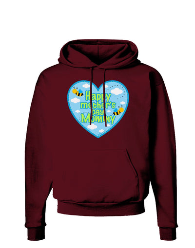 Happy Mother's Day Mommy - Blue Dark Hoodie Sweatshirt by TooLoud-Hoodie-TooLoud-Maroon-Small-Davson Sales