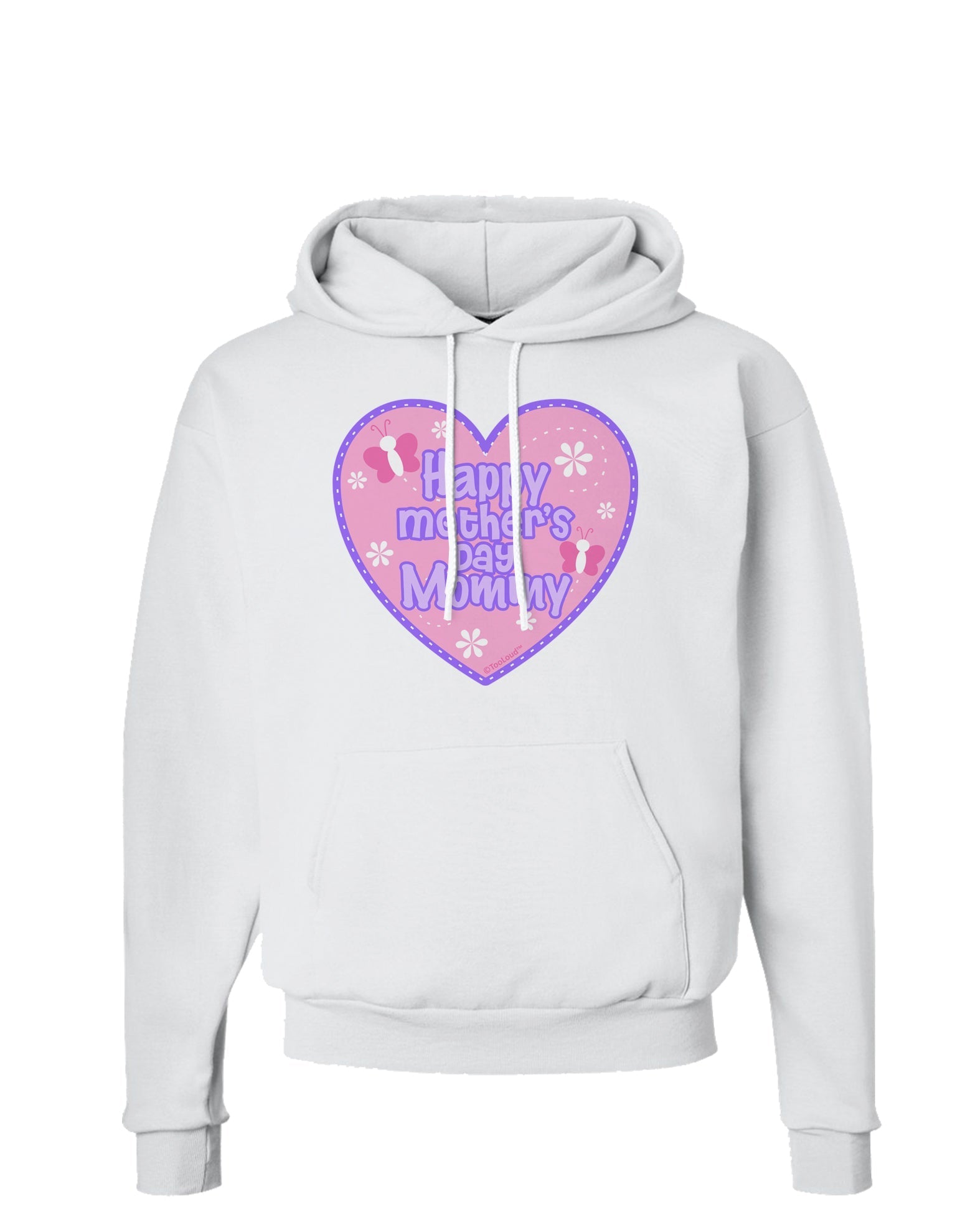 Happy Mother's Day Mommy - Pink Hoodie Sweatshirt by TooLoud-Hoodie-TooLoud-White-Small-Davson Sales