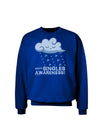 Happy Singles Awareness Day Adult Dark Sweatshirt-Sweatshirts-TooLoud-Deep-Royal-Blue-Small-Davson Sales