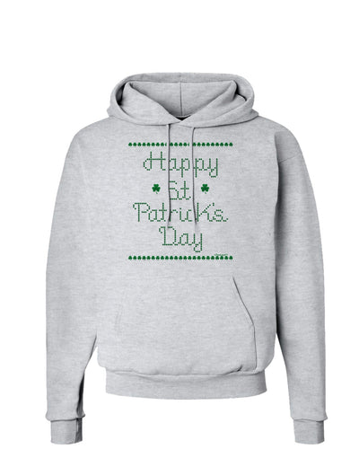 Happy St Patricks Day Clovers Hoodie Sweatshirt-Hoodie-TooLoud-AshGray-Small-Davson Sales