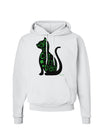 Happy St. Catty's Day - St. Patrick's Day Cat Hoodie Sweatshirt by TooLoud-Hoodie-TooLoud-White-Small-Davson Sales