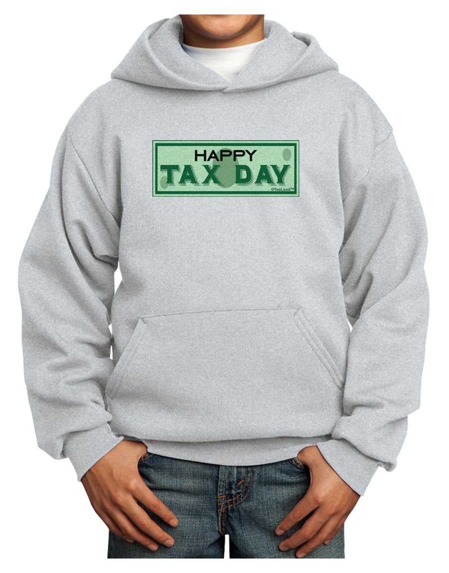 Happy Tax Day Youth Hoodie Pullover Sweatshirt-Youth Hoodie-TooLoud-White-XS-Davson Sales