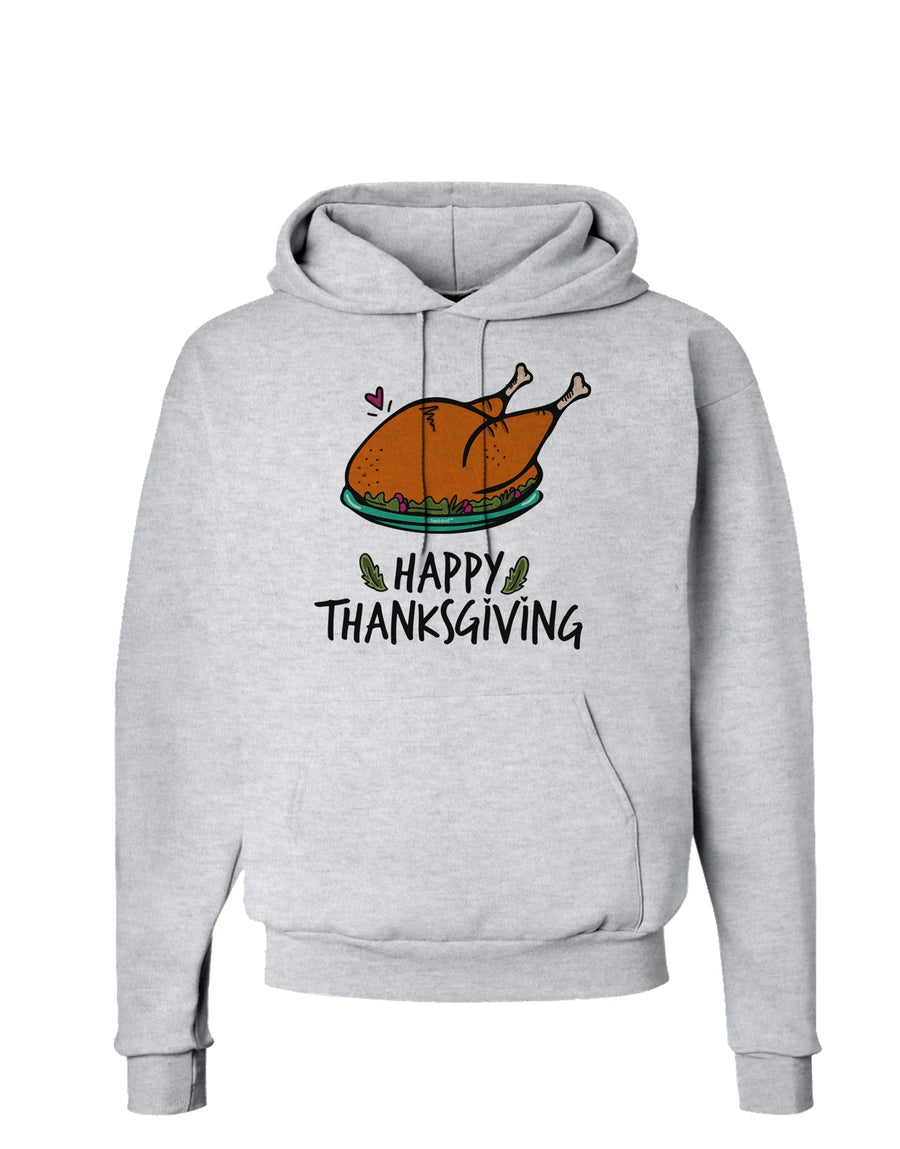 Happy Thanksgiving Hoodie Sweatshirt-Hoodie-TooLoud-White-Small-Davson Sales