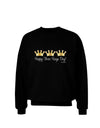 Happy Three Kings Day - 3 Crowns Adult Dark Sweatshirt by TooLoud-Sweatshirts-TooLoud-Black-Small-Davson Sales