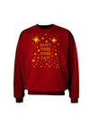 Happy Three Kings Day - Shining Stars Adult Dark Sweatshirt by TooLoud-Sweatshirts-TooLoud-Deep-Red-Small-Davson Sales