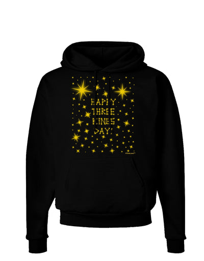 Happy Three Kings Day - Shining Stars Dark Hoodie Sweatshirt by TooLoud-Hoodie-TooLoud-Black-Small-Davson Sales