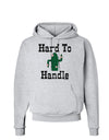 Hard To Handle Cactus Hoodie Sweatshirt by TooLoud-Hoodie-TooLoud-AshGray-Small-Davson Sales