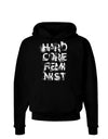 Hardcore Feminist Dark Hoodie Sweatshirt-Hoodie-TooLoud-Black-Small-Davson Sales