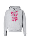 Hardcore Feminist - Pink Hoodie Sweatshirt-Hoodie-TooLoud-AshGray-Small-Davson Sales