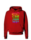 Hardcore Feminist - Rainbow Dark Hoodie Sweatshirt-Hoodie-TooLoud-Red-Small-Davson Sales