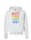 Hardcore Feminist - Rainbow Hoodie Sweatshirt-Hoodie-TooLoud-White-Small-Davson Sales