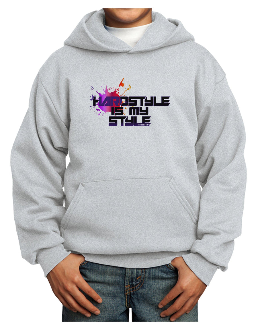 Hardstyle Is My Style Youth Hoodie Pullover Sweatshirt-Youth Hoodie-TooLoud-White-XS-Davson Sales