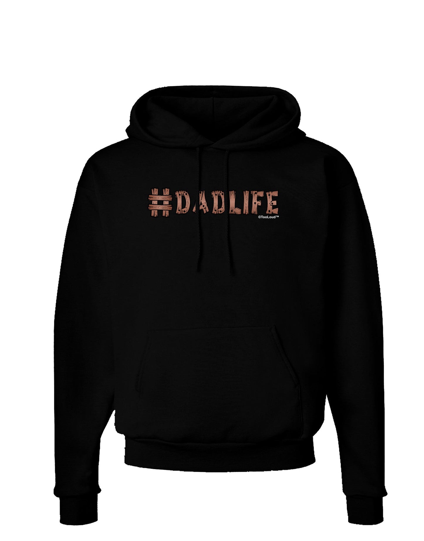 Hashtag Dadlife Dark Hoodie Sweatshirt-Hoodie-TooLoud-Black-Small-Davson Sales