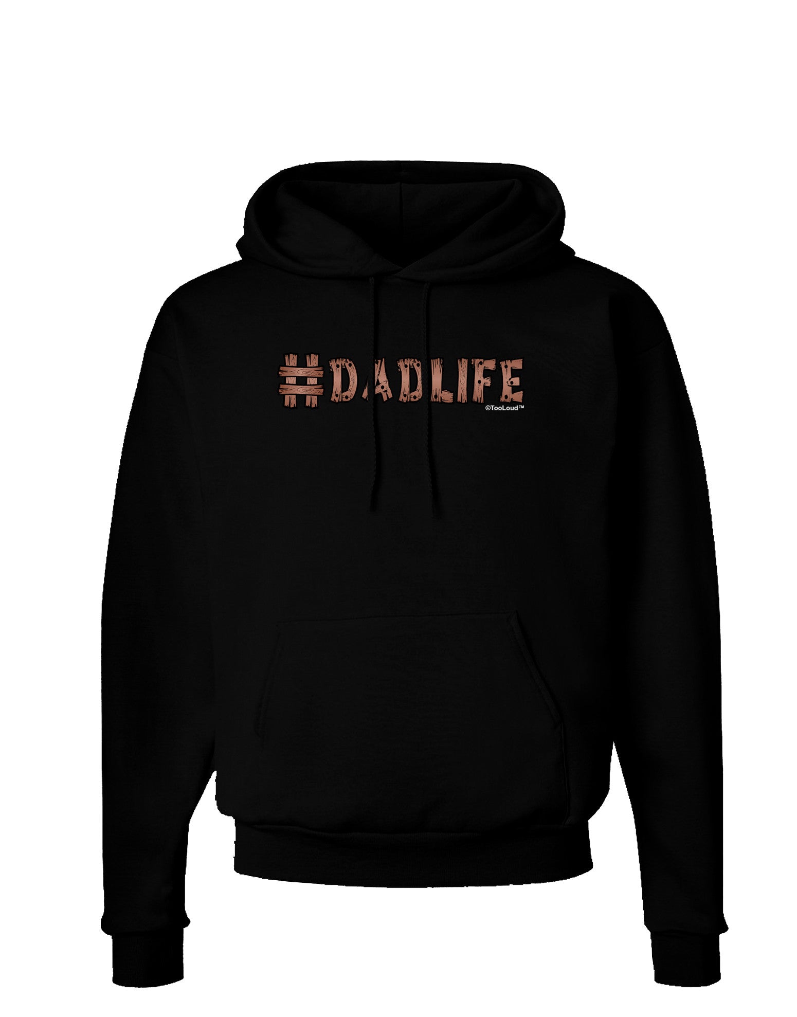 Hashtag Dadlife Dark Hoodie Sweatshirt-Hoodie-TooLoud-Black-Small-Davson Sales