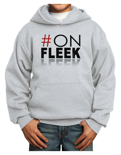 Hashtag On Fleek Youth Hoodie Pullover Sweatshirt-Youth Hoodie-TooLoud-Ash-XS-Davson Sales