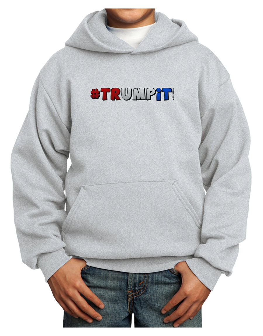 Hashtag Trumpit Youth Hoodie Pullover Sweatshirt-Youth Hoodie-TooLoud-White-XS-Davson Sales