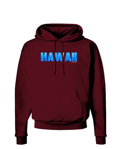 Hawaii Ocean Bubbles Dark Hoodie Sweatshirt by TooLoud-Hoodie-TooLoud-Maroon-Small-Davson Sales