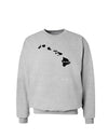 Hawaii - United States Shape Sweatshirt by TooLoud-Sweatshirts-TooLoud-AshGray-Small-Davson Sales