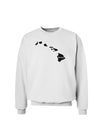 Hawaii - United States Shape Sweatshirt by TooLoud-Sweatshirts-TooLoud-White-Small-Davson Sales