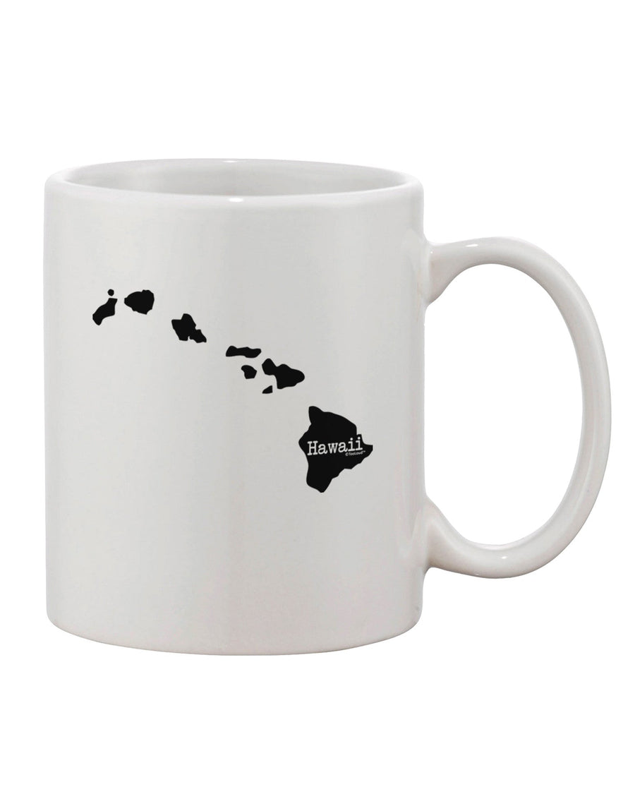 Hawaiian-Themed 11 oz Coffee Mug - Expertly Crafted Drinkware TooLoud-11 OZ Coffee Mug-TooLoud-White-Davson Sales