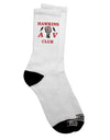 Hawkins AV Club Adult Crew Socks - A Must-Have for Ecommerce Enthusiasts-Socks-TooLoud-White-Ladies-4-6-Davson Sales