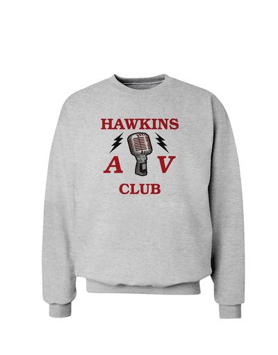 Hawkins AV Club Sweatshirt by TooLoud-Sweatshirts-TooLoud-AshGray-Small-Davson Sales