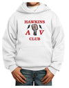 Hawkins AV Club Youth Hoodie Pullover Sweatshirt by TooLoud-Youth Hoodie-TooLoud-White-XS-Davson Sales