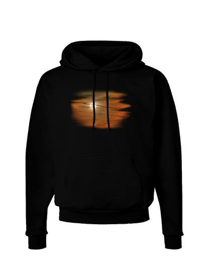 Hazy Moon Dark Hoodie Sweatshirt-Hoodie-TooLoud-Black-Small-Davson Sales