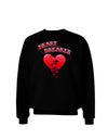 Heart Breaker Cute Adult Dark Sweatshirt by-Sweatshirts-TooLoud-Black-Small-Davson Sales