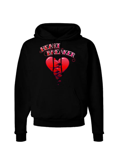 Heart Breaker Cute Dark Hoodie Sweatshirt by-Hoodie-TooLoud-Black-Small-Davson Sales