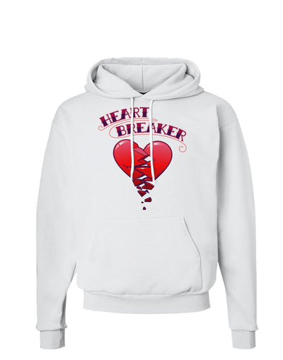 Heart Breaker Cute Hoodie Sweatshirt by-Hoodie-TooLoud-White-Small-Davson Sales