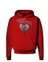 Heart Breaker Manly Dark Hoodie Sweatshirt by-Hoodie-TooLoud-Red-Small-Davson Sales