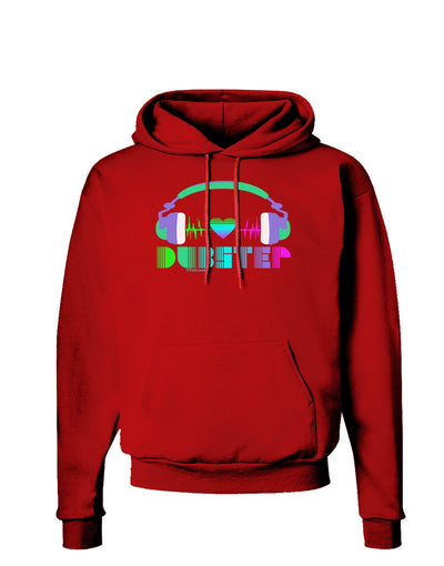 Heart Dubstep Dark Hoodie Sweatshirt-Hoodie-TooLoud-Red-Small-Davson Sales