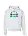 Heart Dubstep Hoodie Sweatshirt-Hoodie-TooLoud-White-Small-Davson Sales