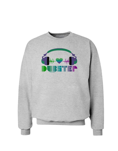 Heart Dubstep Sweatshirt-Sweatshirts-TooLoud-AshGray-Small-Davson Sales