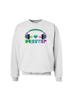 Heart Dubstep Sweatshirt-Sweatshirts-TooLoud-White-Small-Davson Sales