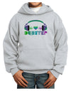 Heart Dubstep Youth Hoodie Pullover Sweatshirt-Youth Hoodie-TooLoud-Ash-XS-Davson Sales