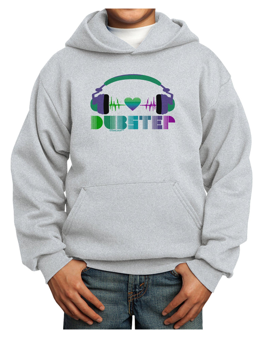 Heart Dubstep Youth Hoodie Pullover Sweatshirt-Youth Hoodie-TooLoud-White-XS-Davson Sales