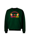 Heart House Adult Dark Sweatshirt-Sweatshirts-TooLoud-Deep-Forest-Green-Small-Davson Sales