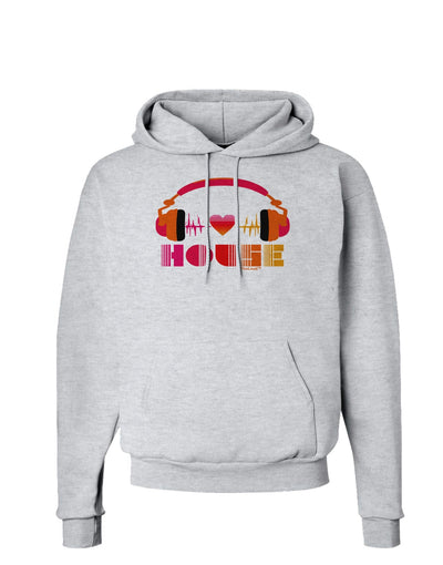 Heart House Hoodie Sweatshirt-Hoodie-TooLoud-AshGray-Small-Davson Sales